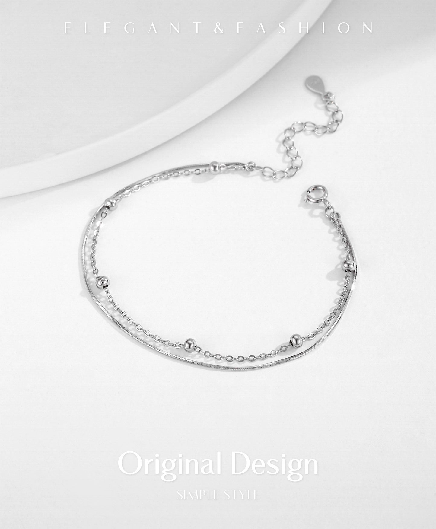 Planderful Everyday Genie Bracelet – Elegant Sterling Silver Design