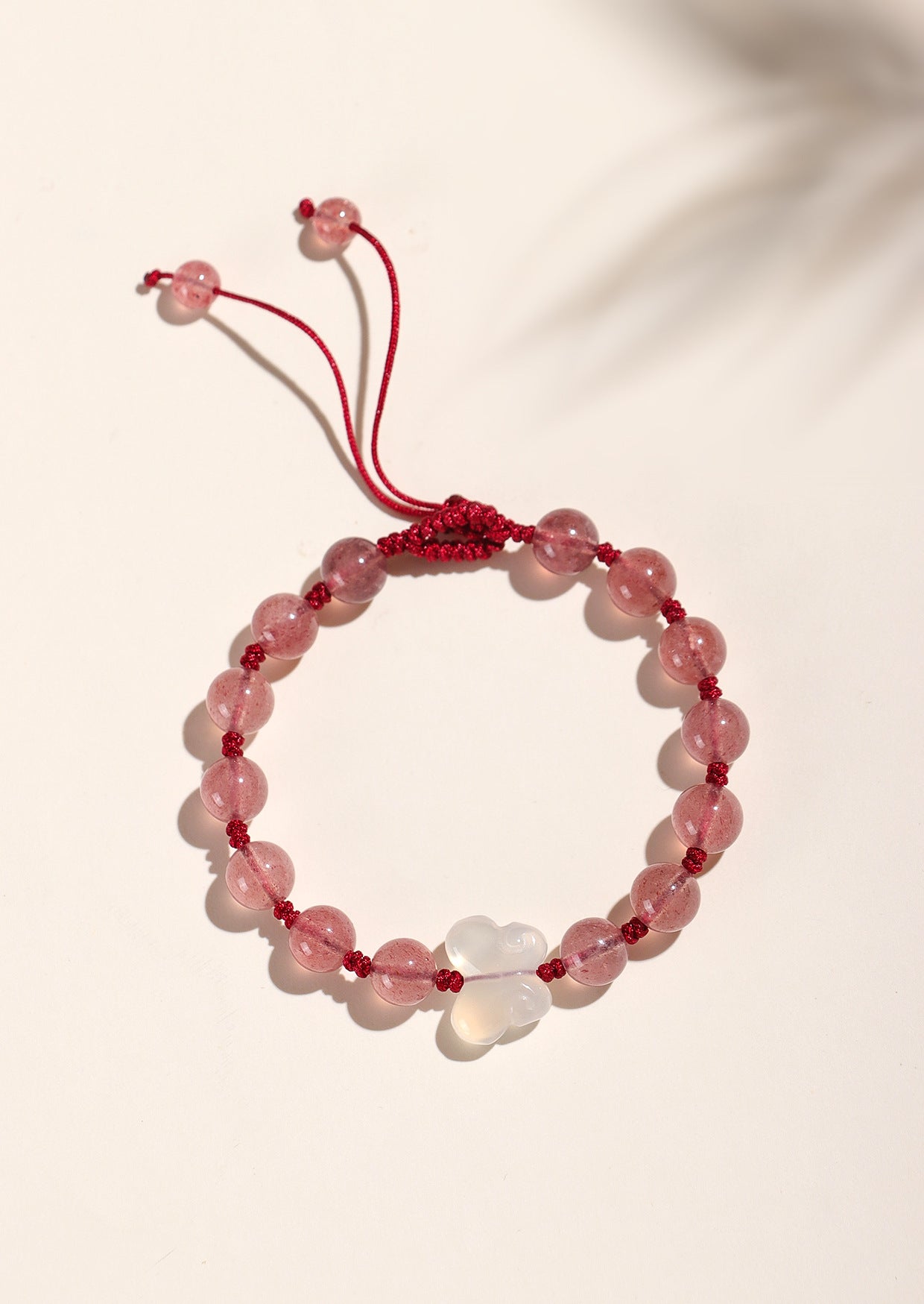 Planderful Fortune's Favor Bracelet – Handwoven Crystal Butterfly Design
