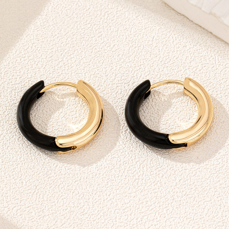 Planderful Vienna Verve Earrings – Chic High-End Metal Geometric Design