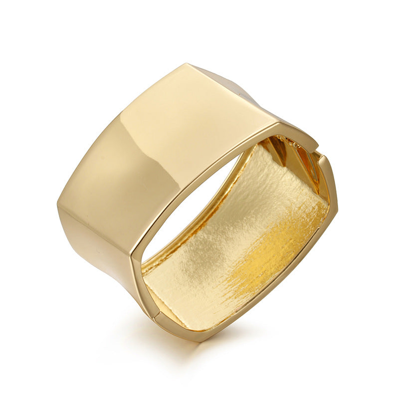 Gilded Glamour Statement Bracelet - Vienna Verve Collection