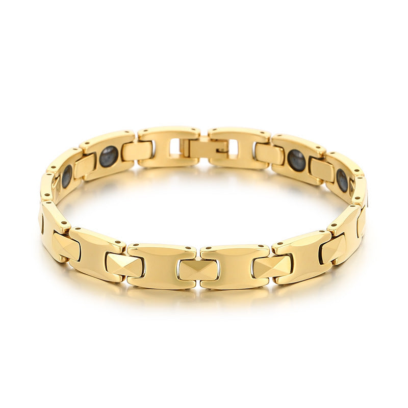 Planderful Magnet Stone Adjustable Couple Bracelet For Men