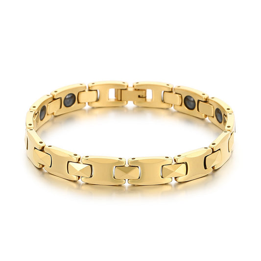 Planderful Magnet Stone Adjustable Couple Bracelet For Men