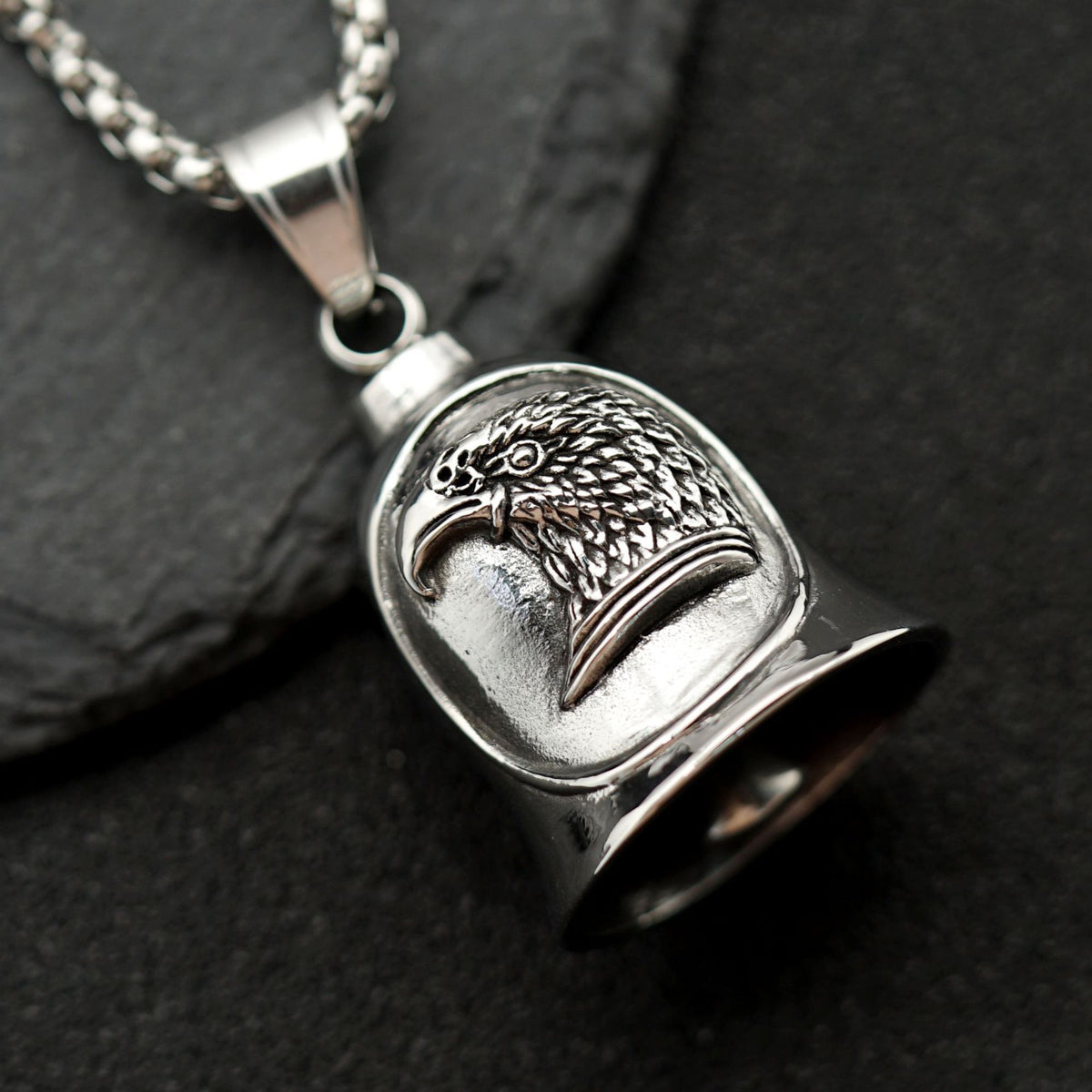 Punk Eagle Stainless Steel Pendant Necklace