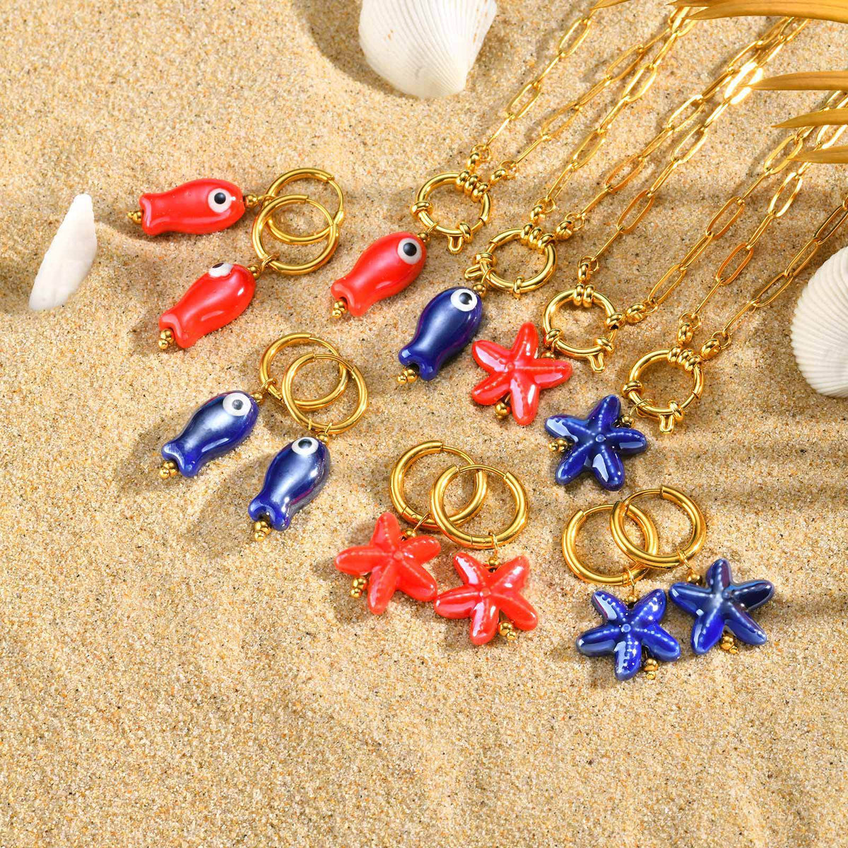 Stainless Steel Earrings or Necklace — Choose Your Design