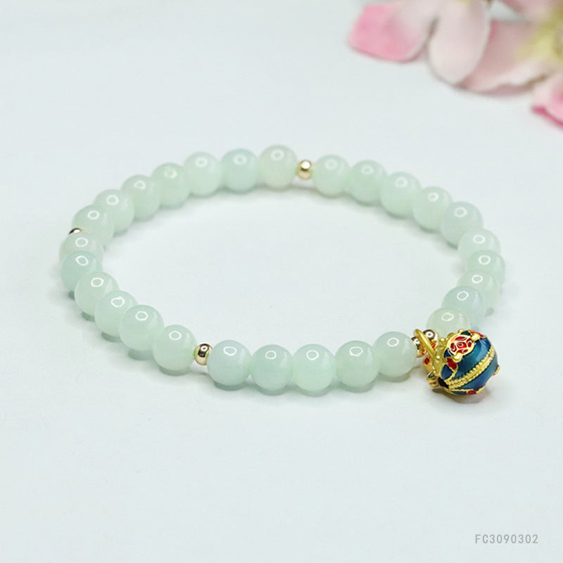 Jadeite Round Bead Style 4 Bracelet