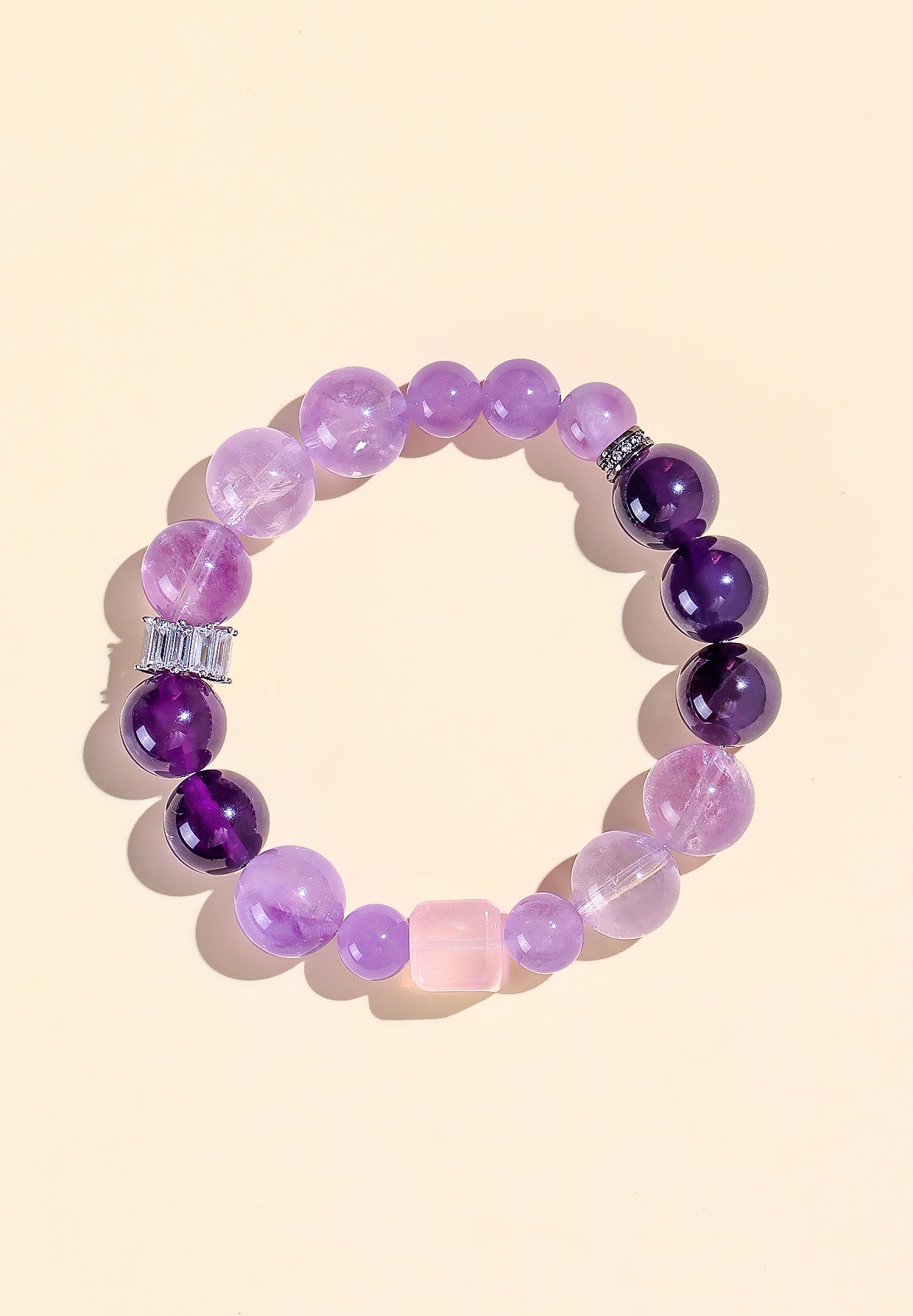 Planderful Fortune's Favor Amethyst Bracelet – Elegant Dreamy Design