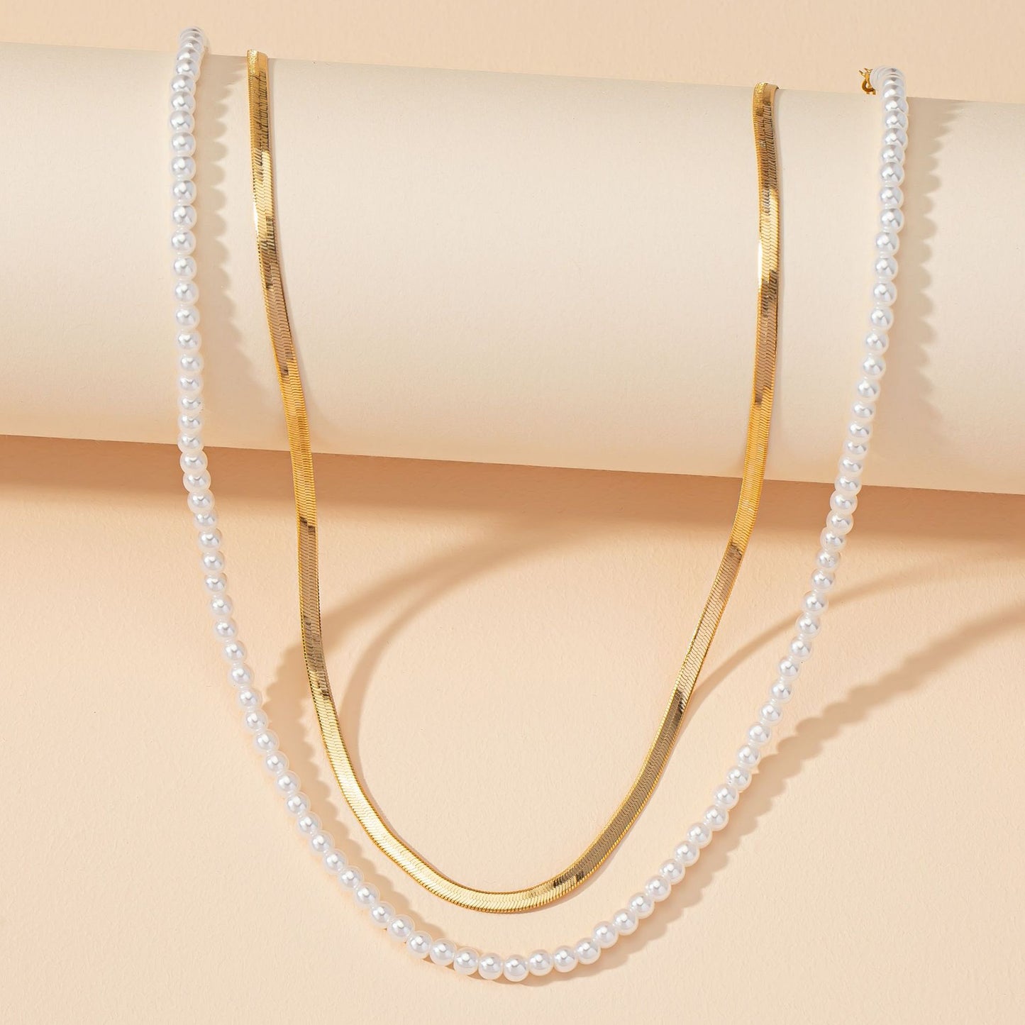 Elegant Vienna Verve Pearl Necklace Set