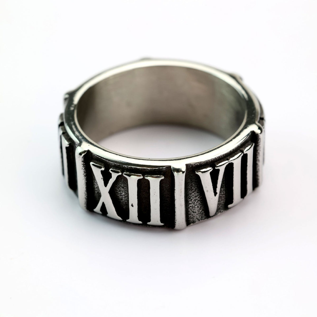 Vintage Ancient Stainless Steel Men's Ring
