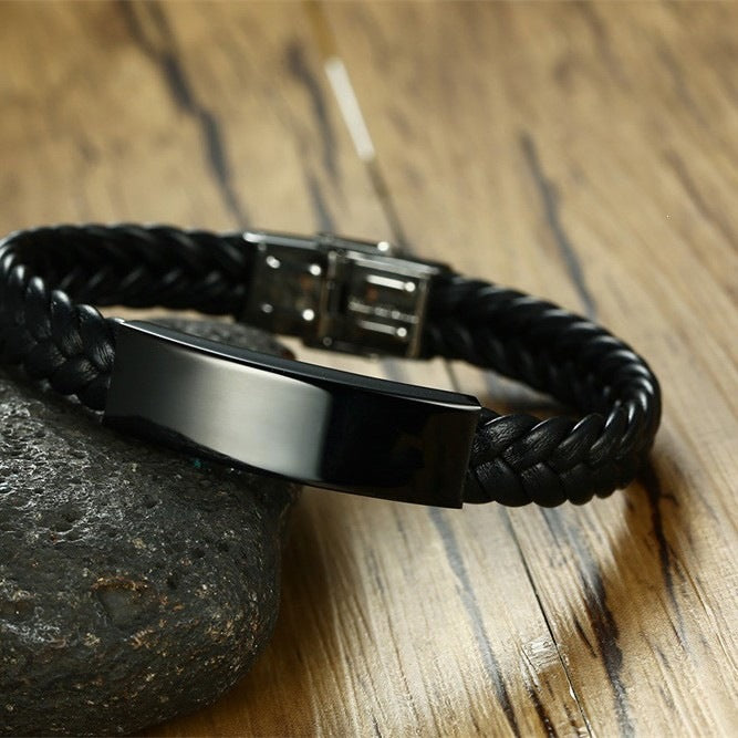 Black Stainless Steel Bracelet