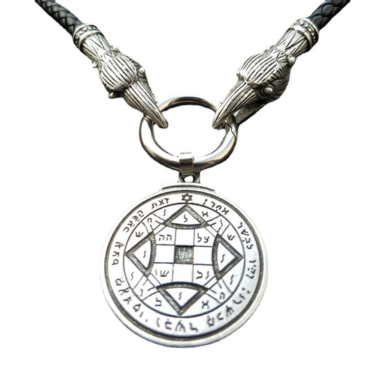 Viking Rune Love Seal Pagan Men's Necklace - Norse Legacy Collection