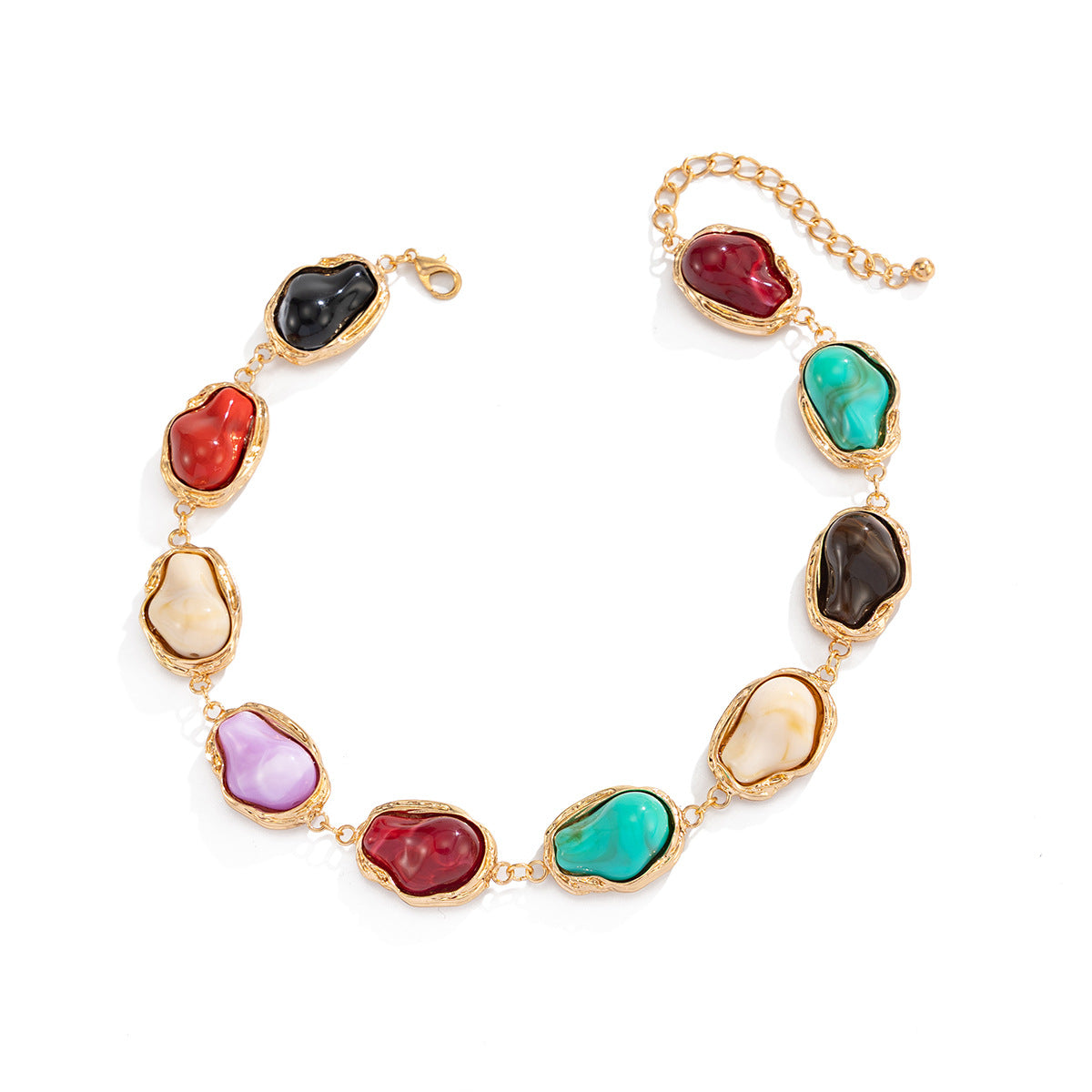 Baroque Stone Pearl Collarbone Necklace