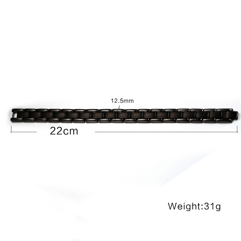 Four-Element Magnetic Titanium Bracelet