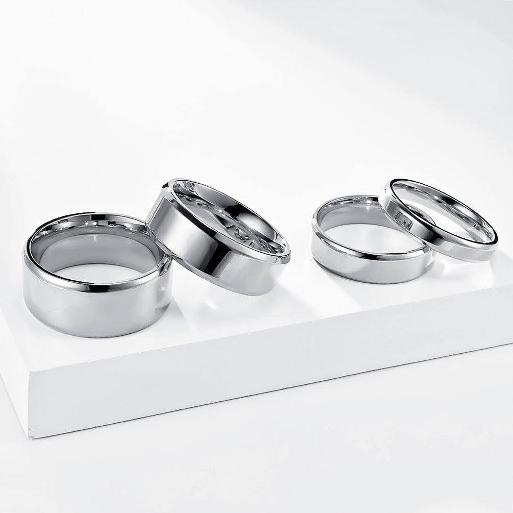 Modern Stainless Steel Ring — Gold / Silver / Black