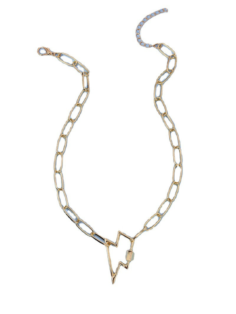 European-American Internet Celebrity Lightning Pendant Necklace - Vienna Verve Collection