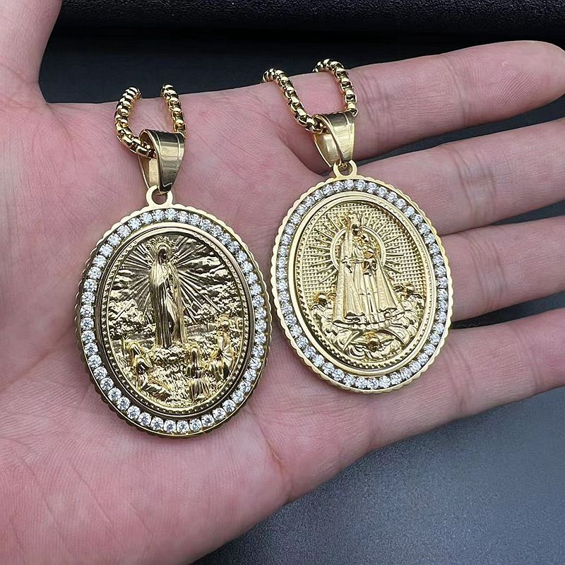 Zircon Necklace – Elegant Religious Pendant