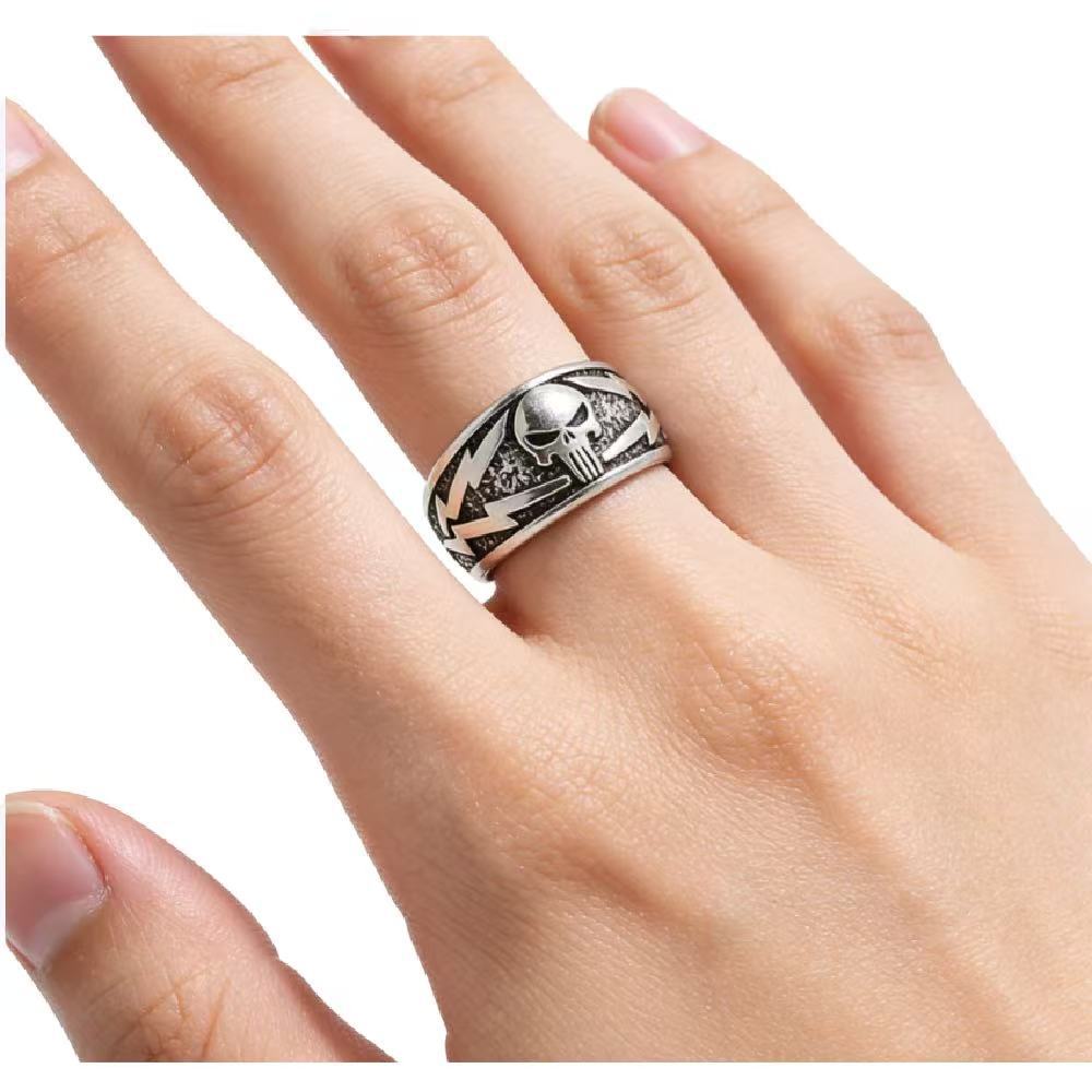 Titanium Steel Vintage-Inspired Ring