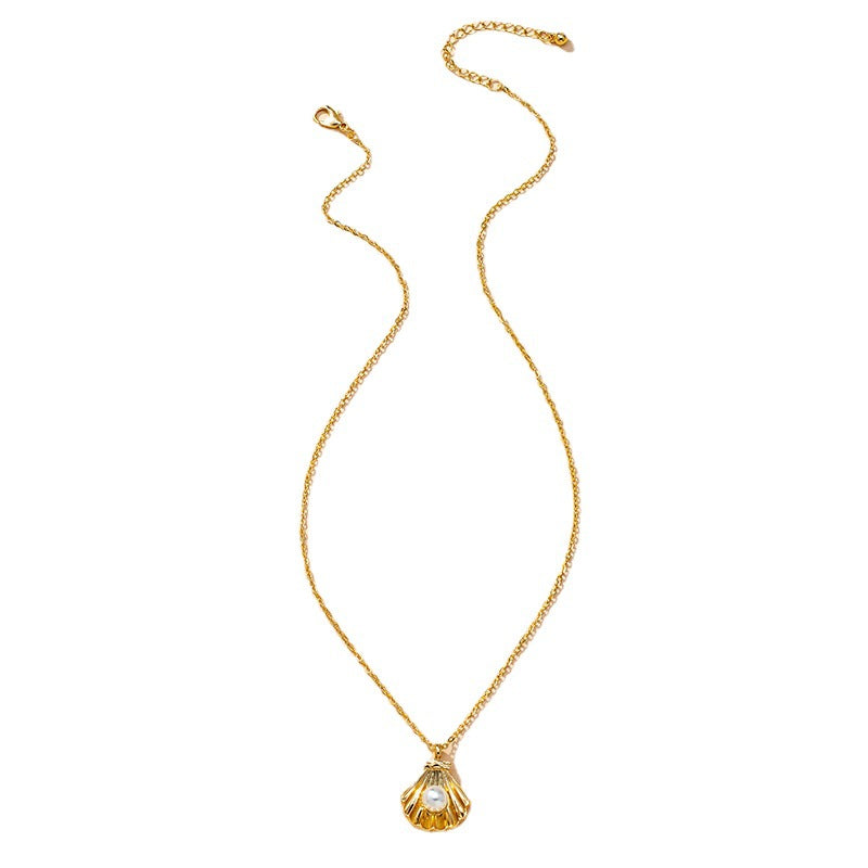 European Pearl Shell Necklace - Vienna Verve Collection