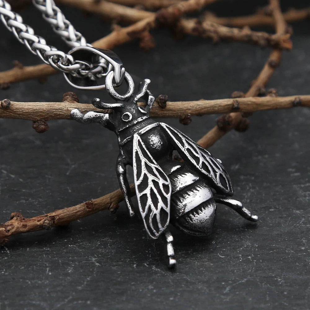 Gothic Vintage Stainless Steel Men's Pendant Necklace