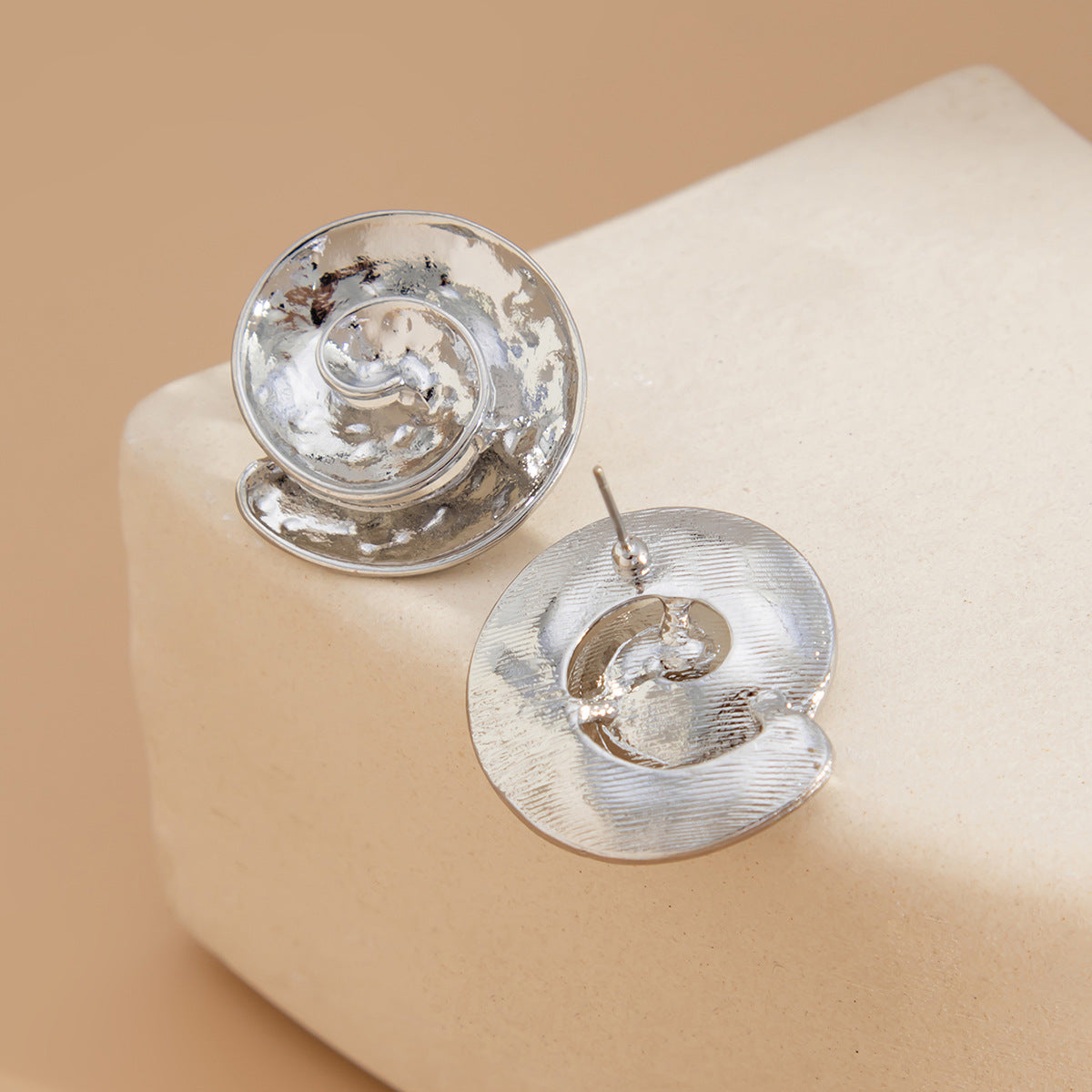 Planderful Vienna Verve Earrings – Elegant Irregular Geometric Design