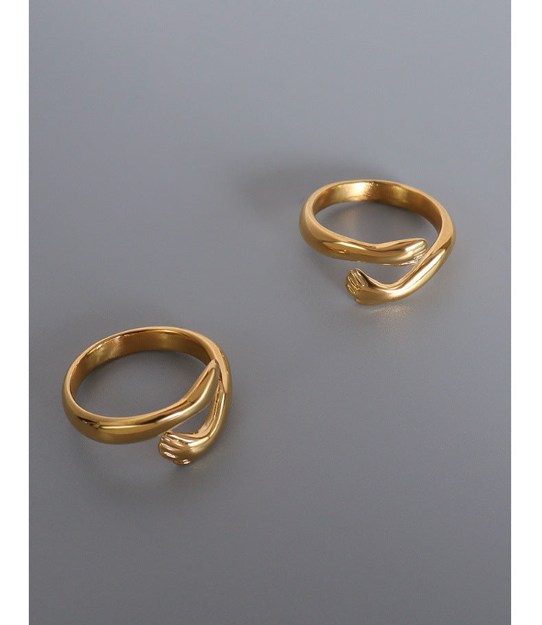 Titanium Steel Genie Index Finger Ring