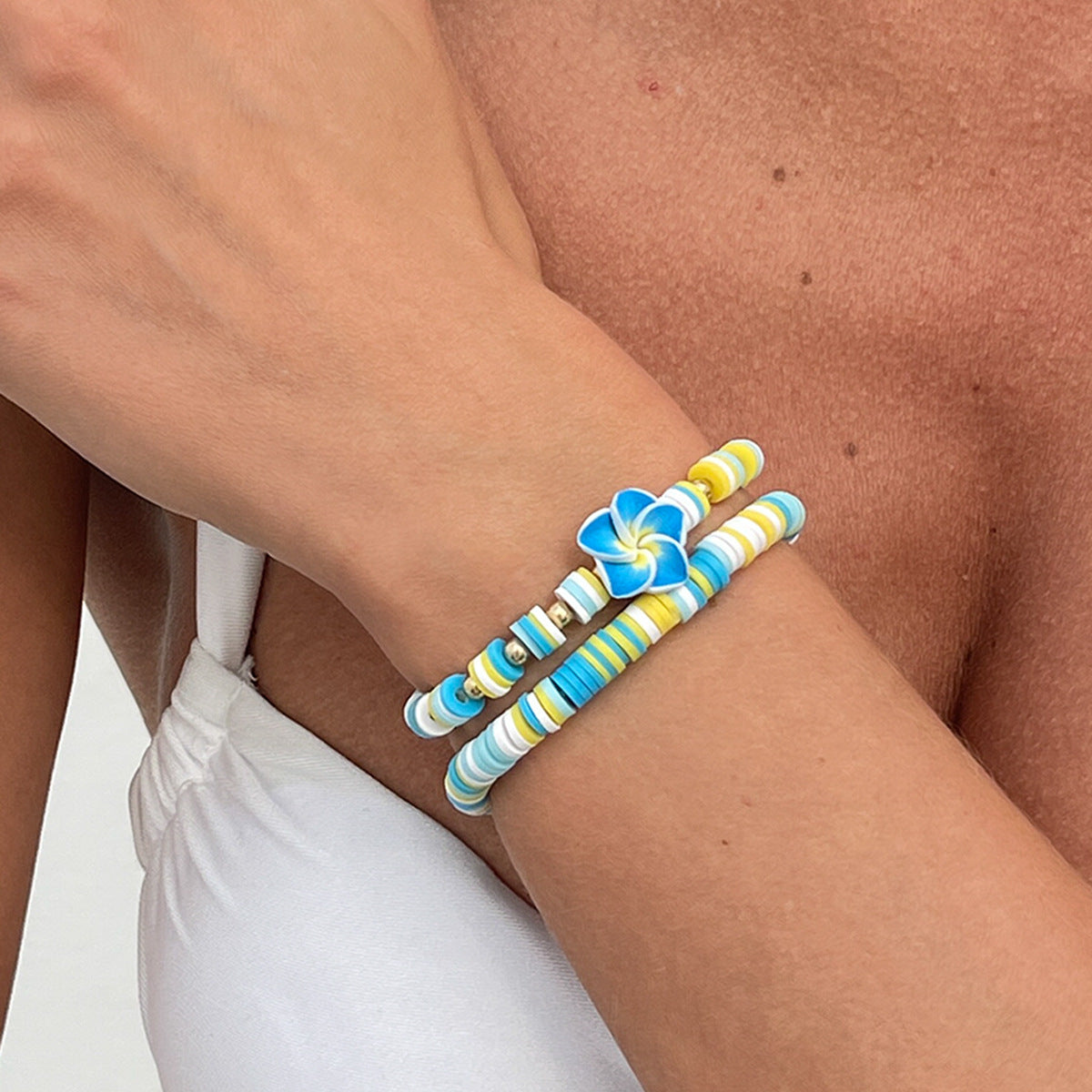 Planderful Vienna Verve Bracelet – Vibrant Beach Vacation Beaded Design