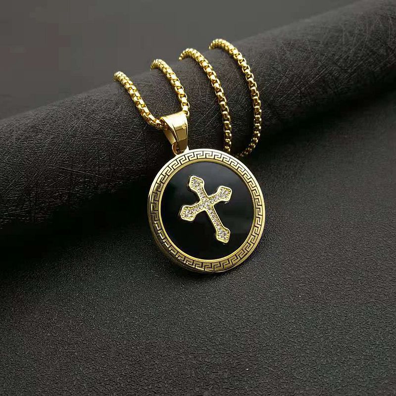 Steel Necklace – Minimalist Hip Hop Pendant