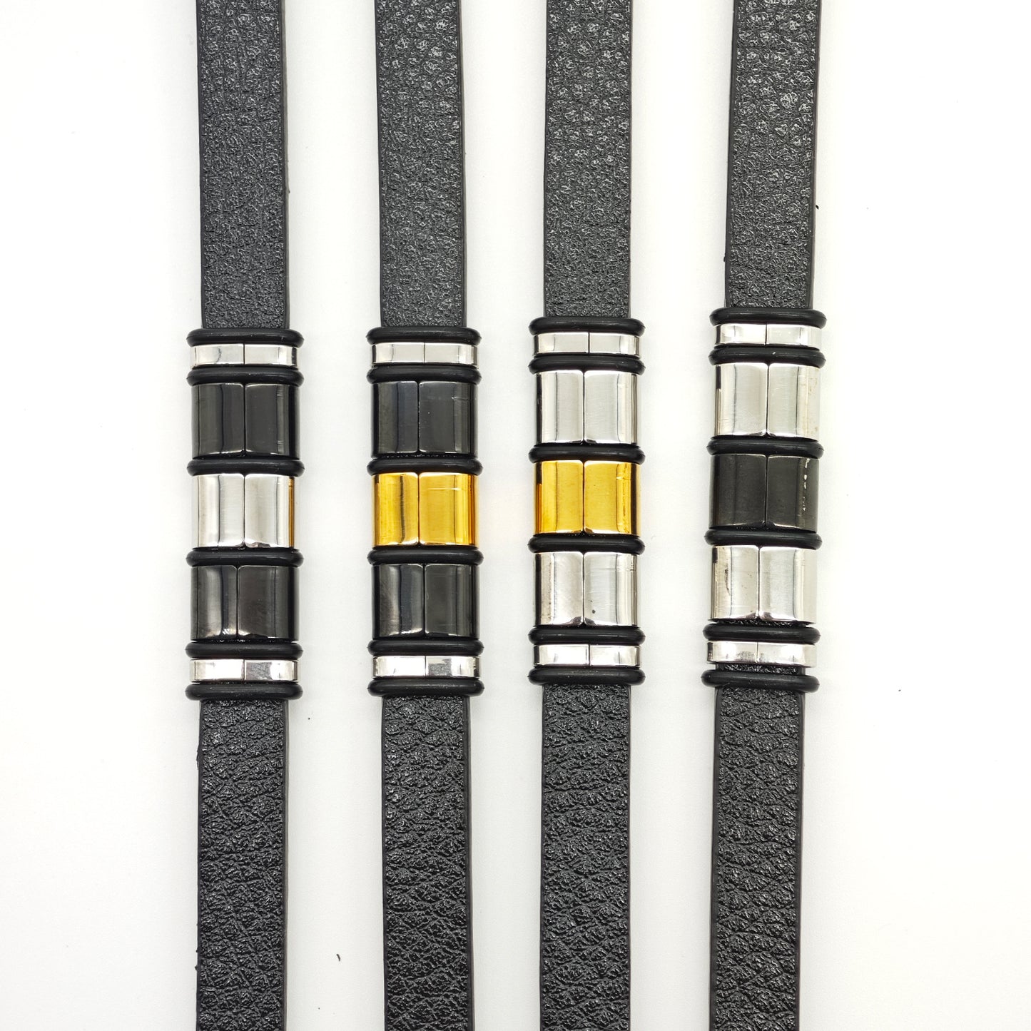 Stainless Steel Bamboo Bracelet Premium Durable Unisex Accessory By Planderful Everyday Genie