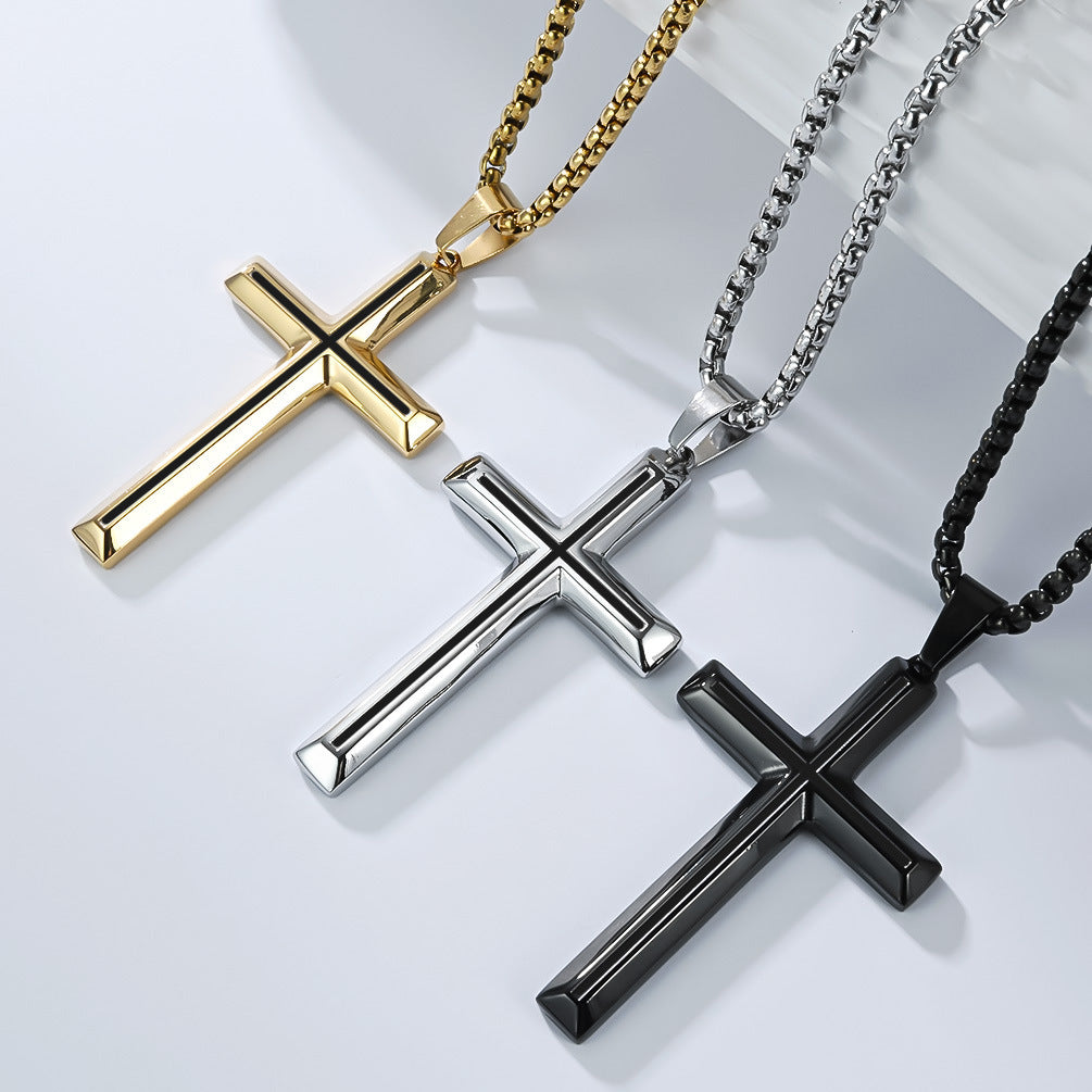 Stainless Steel Cross Necklace