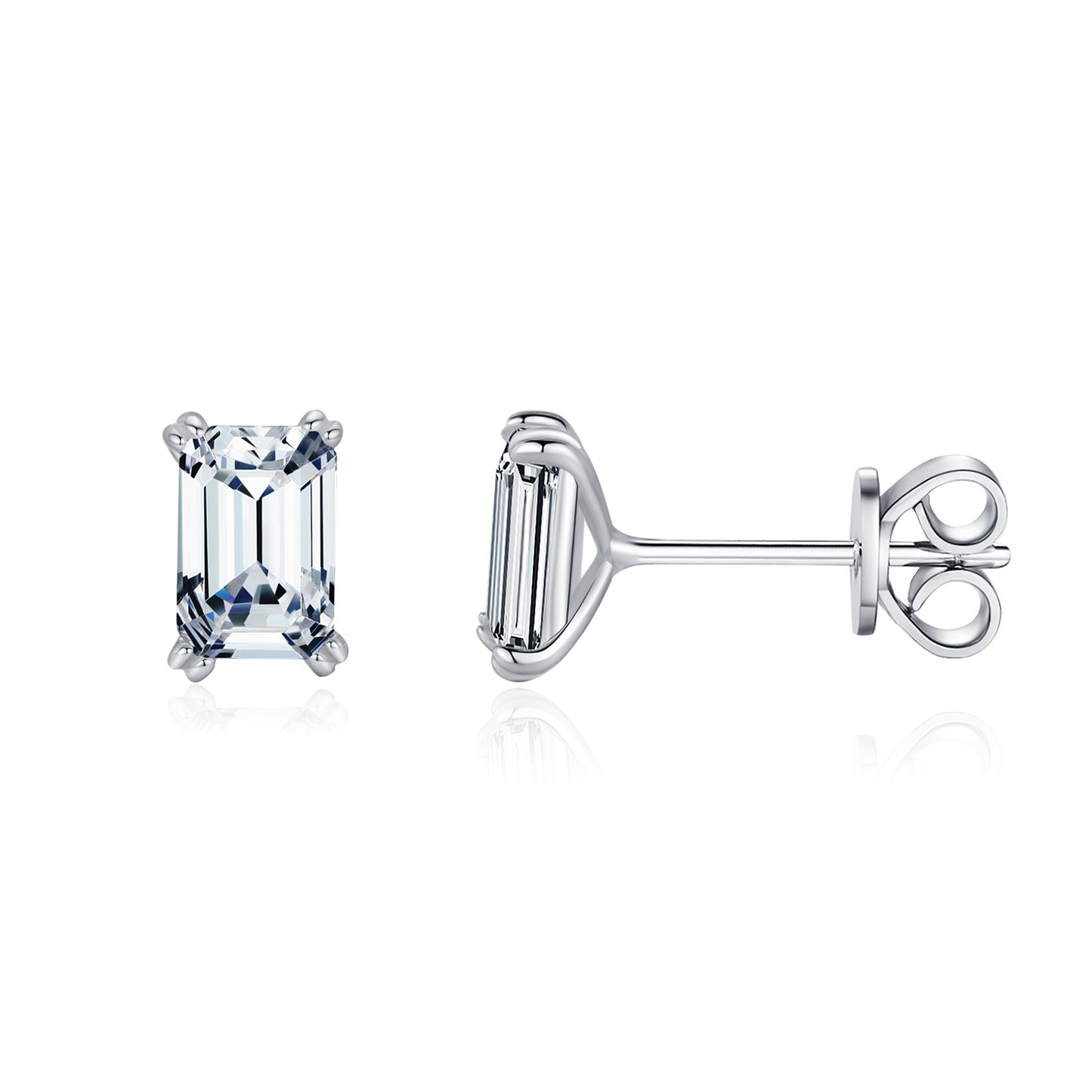 Planderful Everyday Genie Earrings – Elegant Zircon Stud Design