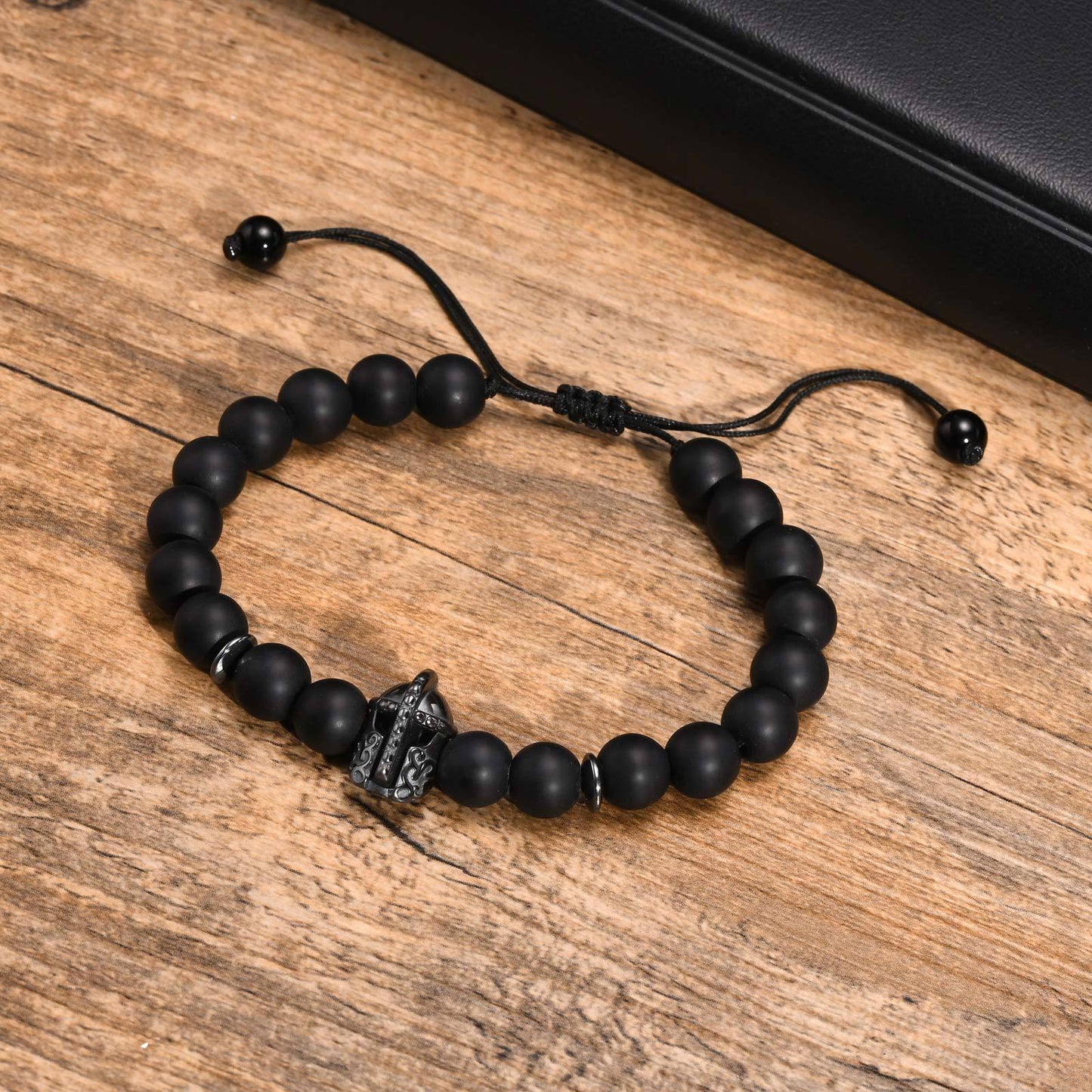 Bracelets Jewelry Bracelet Black Gallstone Agate Adjustable