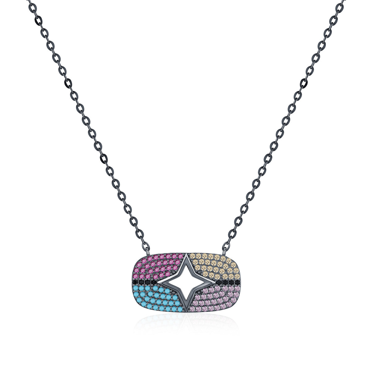 925 Sterling Silver Red Necklace