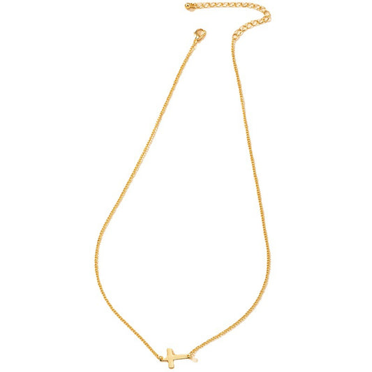 Korean Chic Cross Clavicle Chain Necklace with INS Style