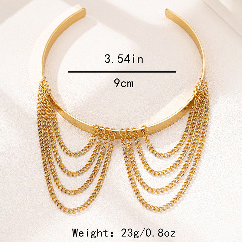 Planderful Vienna Verve Bracelet – Versatile Metal Fringed Design