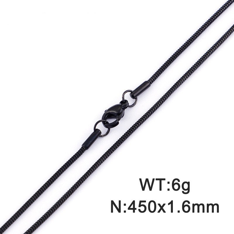 Foreign Trade E-Commerce Supply Stainless Steel Men's And Women'S Necklaces, Jewelry, Titanium Steel