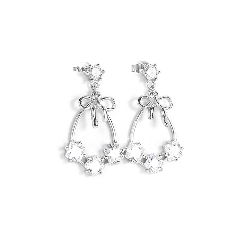 Korean 925 Sterling Silver Earrings