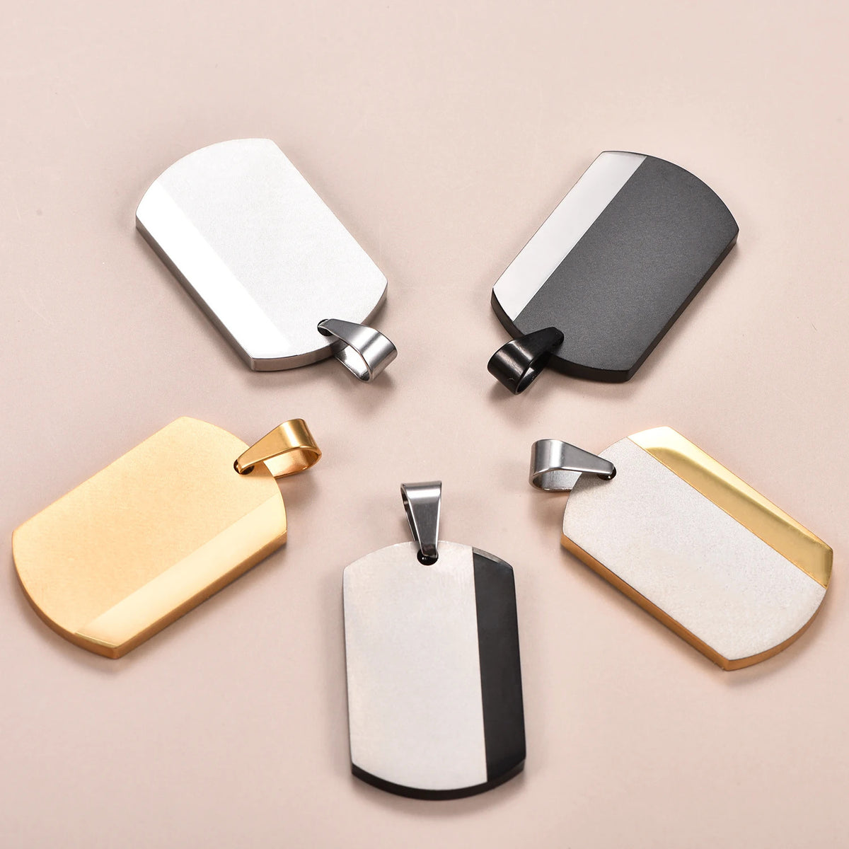 Punk Stainless Steel Men's Pendant Necklace