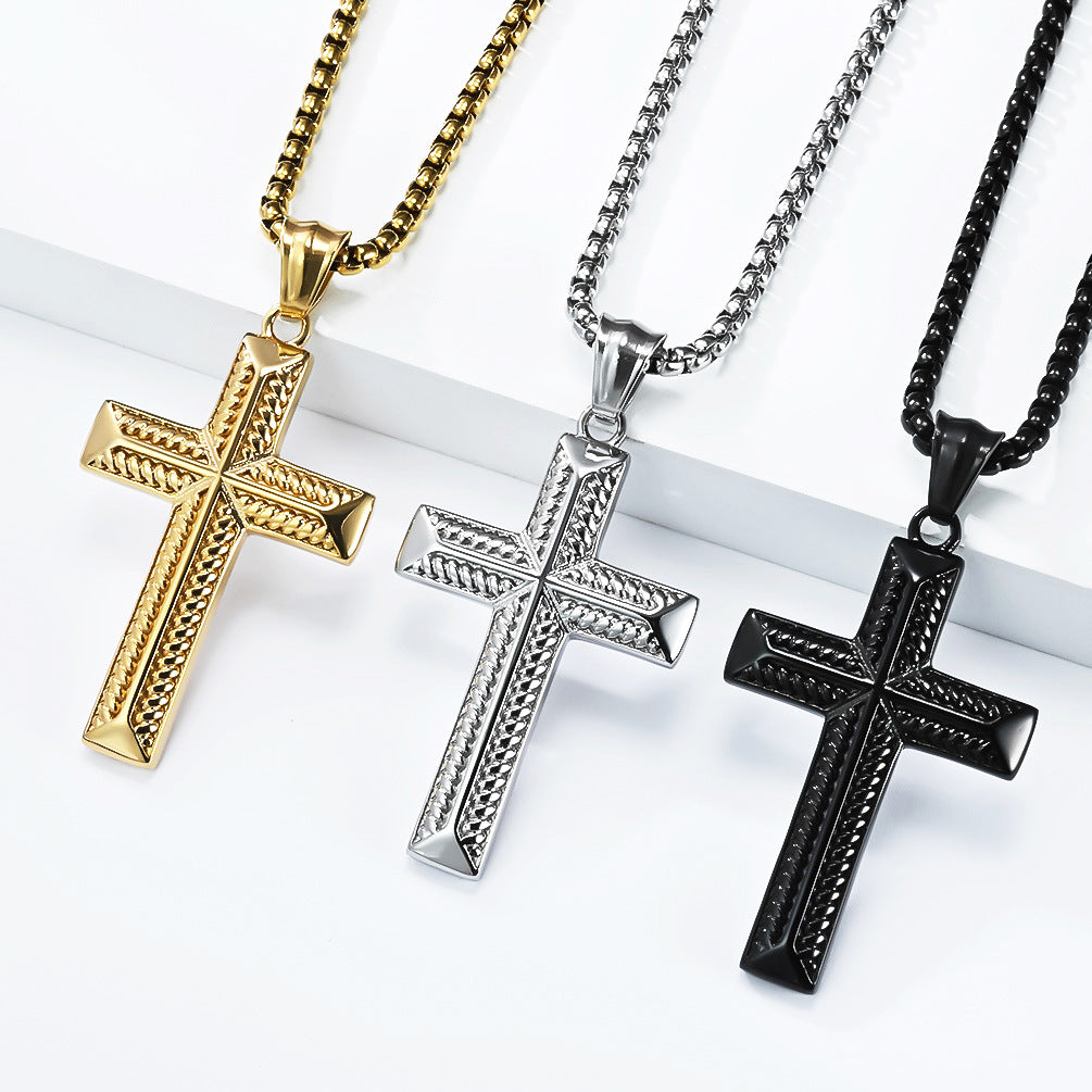 Stainless Steel Cross Necklace