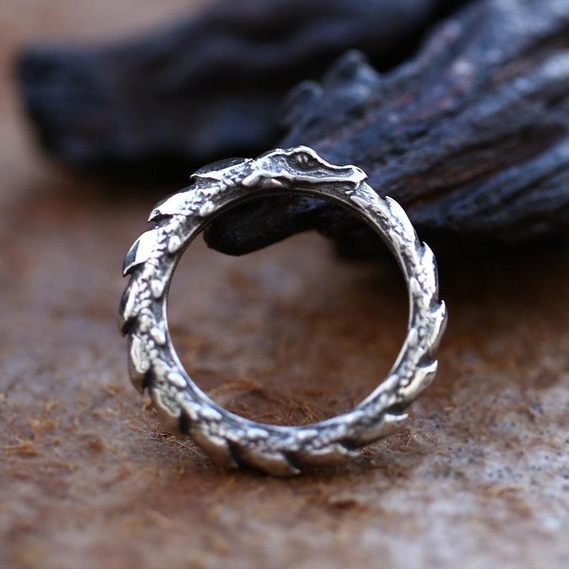 Retro European and American Titanium Steel Dragon Pendant for Men - Wholesale Stainless Steel Jewelry