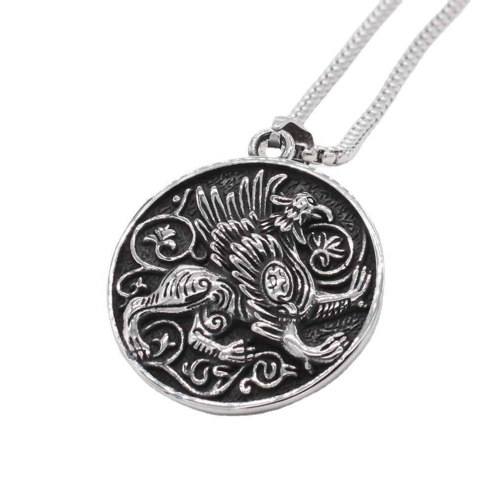 Qilin Pendant Titanium Steel Protection Charm For Men And Unisex By Planderful Gift For Style Conscious Shoppers