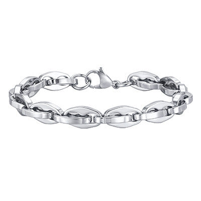 Stainless Steel Handmade Chain Bracelet Steel Men's