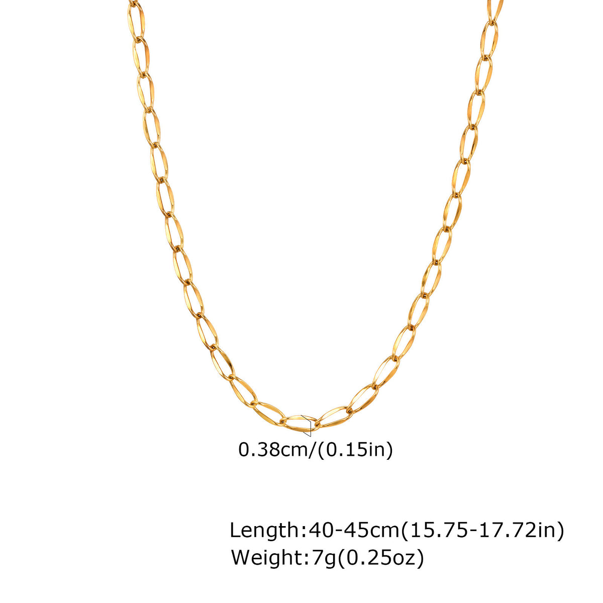 Gold-Plated Stainless Steel Bracelet