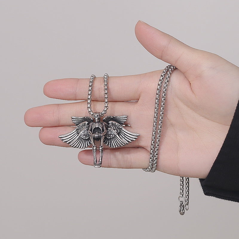 Steel Necklace – Vintage Everyday Genie Collection Inspired Pendant By Planderful