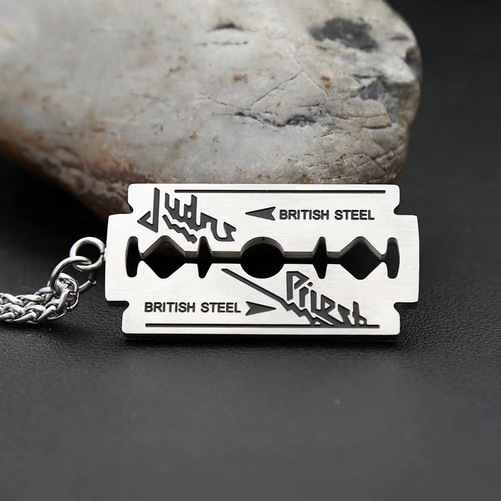 Punk Rock Stainless Steel Pendant Necklace