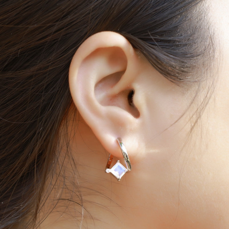 Planderful Everyday Genie Earrings – Unique Blue Moonlight Niche Design