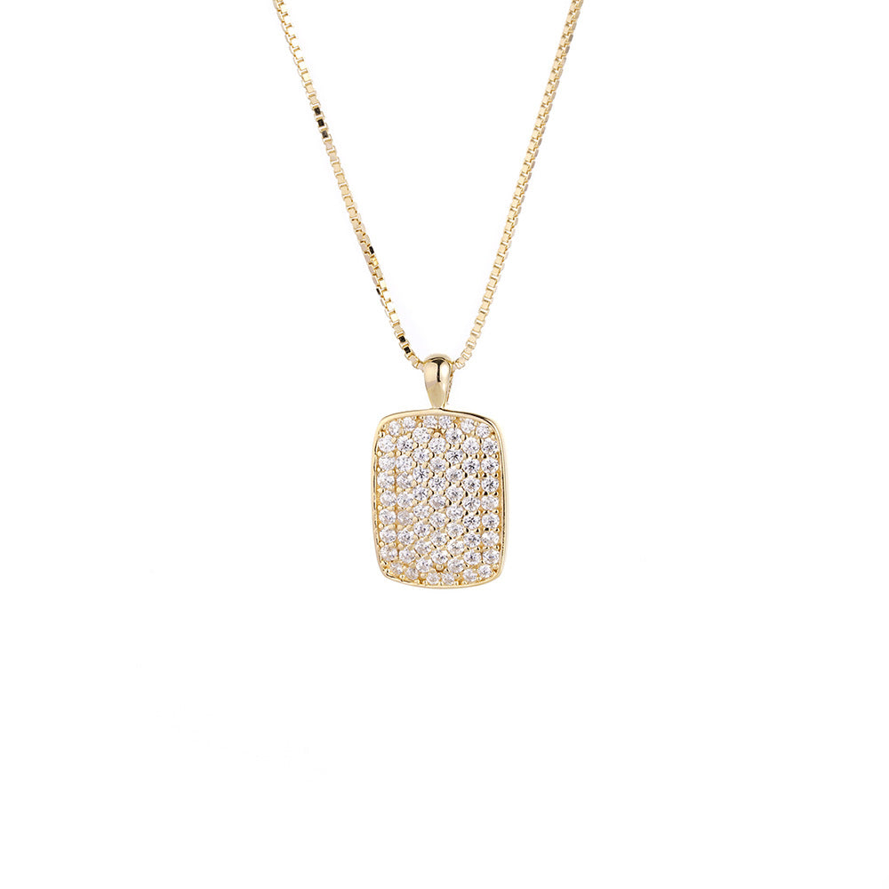 Light Luxury S925 Sterling Silver Necklace for Trendy Women