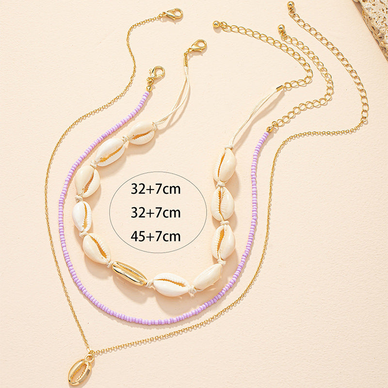 Exaggerated Personality Vienna Verve Metal Necklace Set - Wholesale Fashion Jewelry