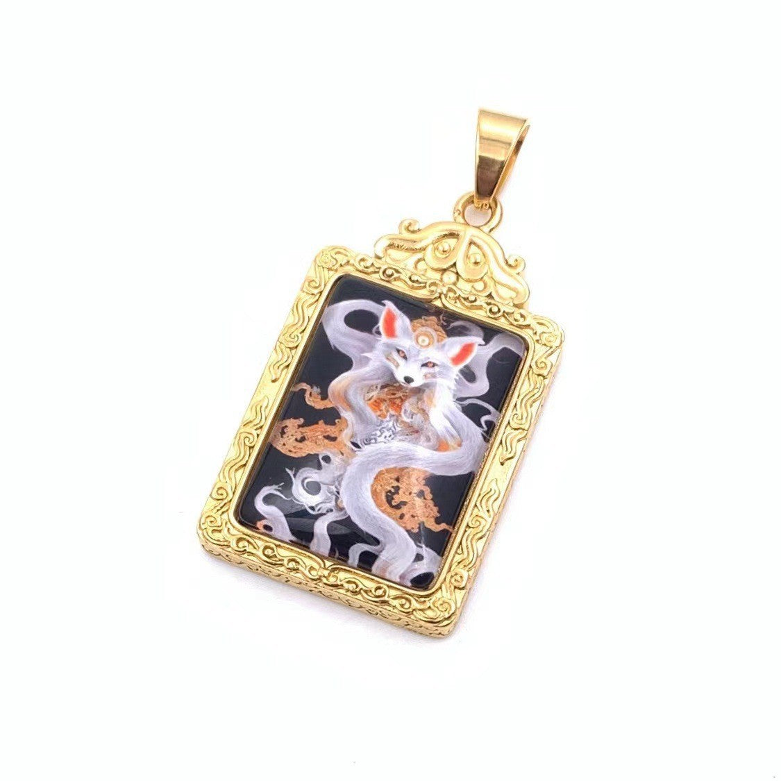 Zodiac Guardian Buddha Pendant For Men And Women By Planderful Titanium Steel Thangka Necklace With Premium Protection