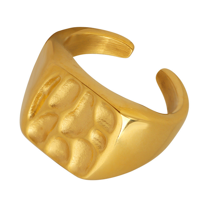 Golden Glow Women's Open Ring - Premium European Design