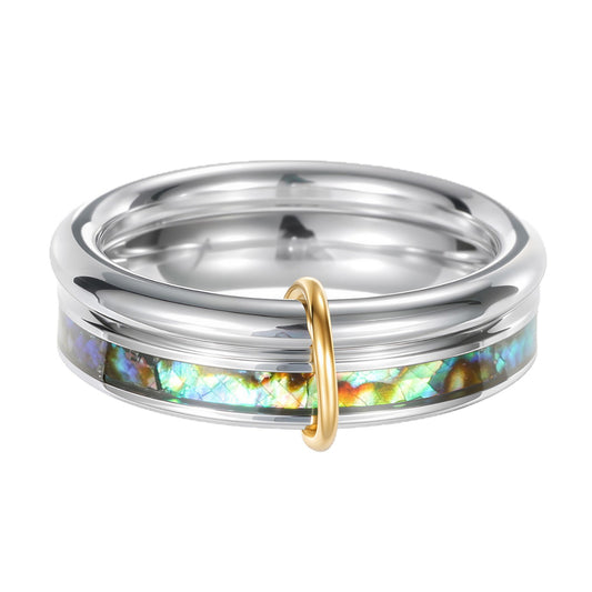 Planderful Stainless Steel Rings Stacked For Men Premium