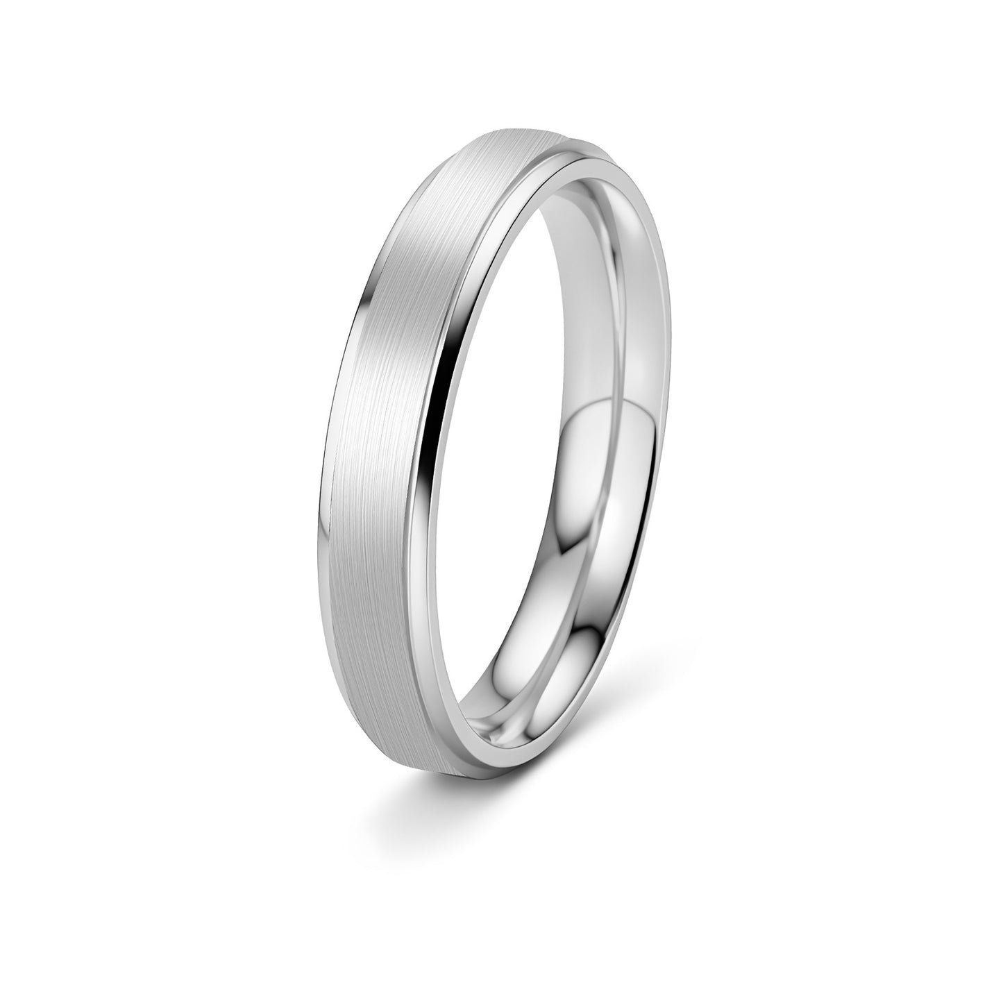 Stainless Steel Zircon Ring Two Tone Gold And Silver Elegant Unisex Couple Jewelry By Planderful Everyday Genie
